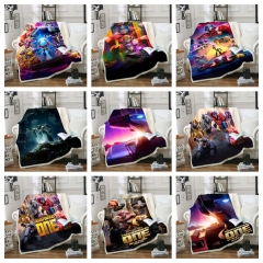24 Styles 3 Sizes Transformers Double Layer One Side Anime Blanket