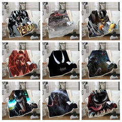 32 Styles 3 Sizes Marvel Comics Venom Double Layer One Side Anime Blanket