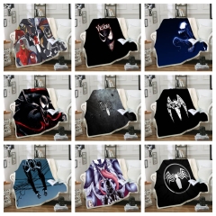 32 Styles 3 Sizes Marvel Comics Venom Double Layer One Side Anime Blanket