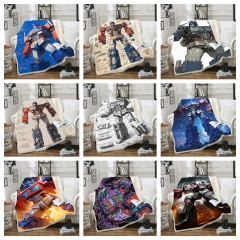 32 Styles 3 Sizes Transformers Double Layer One Side Anime Blanket