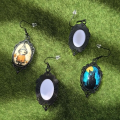 6 Styles The Nightmare Before Christmas Cartoon Anime Alloy Earring