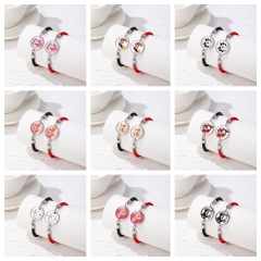 12 Styles Mickey Minnie Mouse Cartoon Anime Stainless Steel Bracelet
