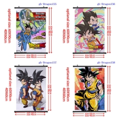2 Sizes 6 Styles Dragon Ball Z Cartoon Wall Scrolls Anime Wallscrolls