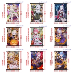 2 Sizes 10 Styles Re: Life in a Different World from Zero Cartoon Wall Scrolls Anime Wallscrolls