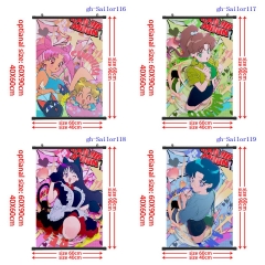 2 Sizes 5 Styles Pretty Soldier Sailor Moon Cartoon Wall Scrolls Anime Wallscrolls