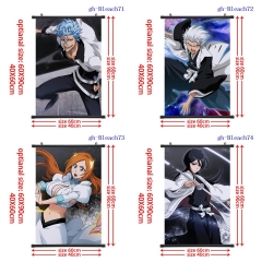 2 Sizes 8 Styles Bleach Cartoon Wall Scrolls Anime Wallscrolls