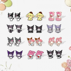 20 Styles Sanrio Kuromi My Melody Cartoon Anime Acrylic Earring