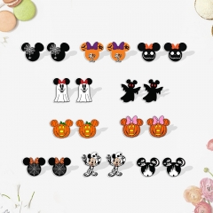 10 Styles Mickey Minnie Mouse Cartoon Anime Acrylic Earrings