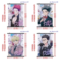 2 Sizes 7 Styles HUNTER×HUNTER Cartoon Wall Scrolls Anime Wallscrolls