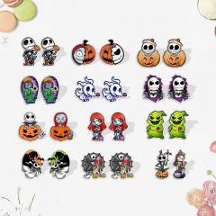 14 Styles The Nightmare Before Christmas Cartoon Anime Earrings