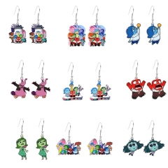 17 Styles Inside Out Cartoon Anime Acrylic Earring
