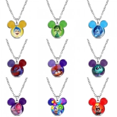 25 Styles Inside Out Cartoon Anime Alloy Necklace