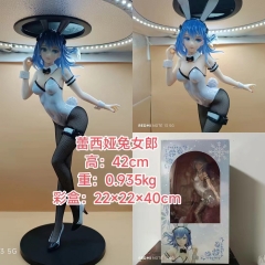 42cm Beatless Type-005 Aqua Bunny Girl Cartoon Sexy Girls Anime PVC Figure