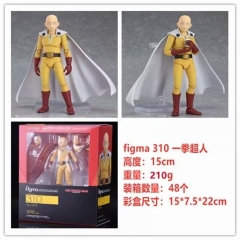 Figma 310# One Punch Man Saitama Figma Cartoon Model Toy Statue Collection Anime PVC Figures 15cm