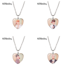 8 Styles K-POP BTS Bulletproof Boy Scouts Anime Alloy Necklace