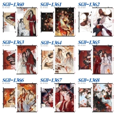 10 Styles 40*60CM Heaven Official's Blessing Cartoon Wall Scroll Anime Wallscroll