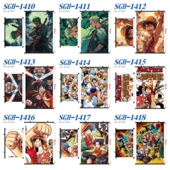 13 Styles 40*60CM One Piece Cartoon Wall Scroll Anime Wallscroll