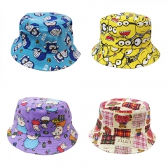 27 Styles SpongeBob SquarePants Sanrio Kuromi My Melody Cartoon  Fisherman Sun Hat Cap Anime Bucket Hat