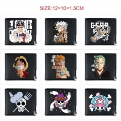21 Styles One Piece Cartoon Short Anime Wallet Purse