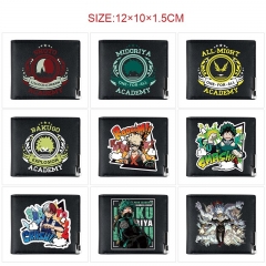 9 Styles My Hero Academia Cartoon Short Anime Wallet Purse