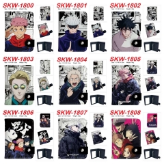 10 Styles Jujutsu Kaisen Cartoon Short Anime Wallet Purse