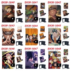 10 Styles Naruto Cartoon Short Anime Wallet Purse