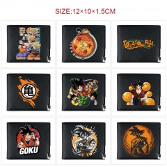 12 Styles Dragon Ball Z Cartoon Short Anime Wallet Purse