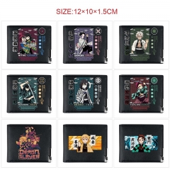11 Styles Demon Slayer: Kimetsu no Yaiba Cartoon Short Anime Wallet Purse