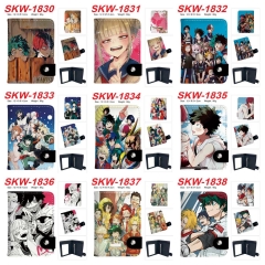 10 Styles My Hero Academia Cartoon Short Anime Wallet Purse