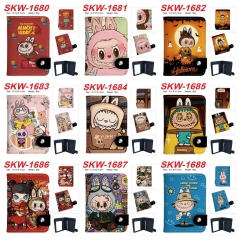 10 Styles Labubu Cartoon Short Anime Wallet Purse
