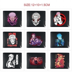 9 Styles Jujutsu Kaisen Cartoon Short Anime Wallet Purse