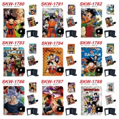 10 Styles Dragon Ball Z Cartoon Short Anime Wallet Purse