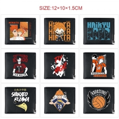 12 Styles Haikyuu Cartoon Short Anime Wallet Purse