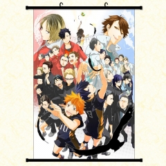 3 Sizes Haikyuu Cartoon Wallscrolls Waterproof Anime Wall Scroll