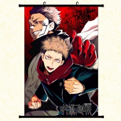 3 Sizes Jujutsu Kaisen Cartoon Wallscrolls Waterproof Anime Wall Scroll