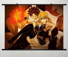 60*40 CM Fairy Tail Cartoon Wallscrolls Waterproof Anime Wall Scroll