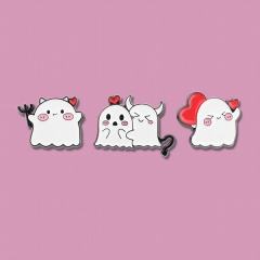 3 Styles Haunt the House Cartoon Pin Anime Alloy Brooch