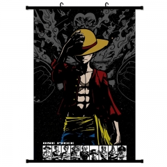3 Sizes One Piece Cartoon Wallscrolls Waterproof Anime Wall Scroll