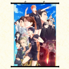 3 Sizes Haikyuu Cartoon Wallscrolls Waterproof Anime Wall Scroll