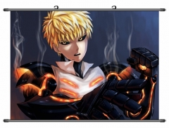 60X40cm One Punch Man Cartoon Wallscrolls Waterproof Anime Wall Scroll