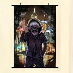 2 Sizes Tokyo Ghoul Cartoon Wallscrolls Waterproof Anime Wall Scroll