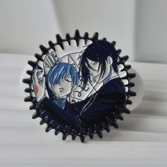 50mm Kuroshitsuji/Black Butler Cartoon Pin Anime Alloy Brooch