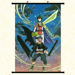 3 Sizes Black Clover Cartoon Wallscrolls Waterproof Anime Wall Scroll