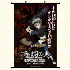3 Sizes Black Clover Jujutsu Kaisen Cartoon Wallscrolls Waterproof Anime Wall Scroll