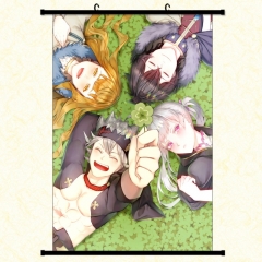3 Sizes Black Clover Cartoon Wallscrolls Waterproof Anime Wall Scroll