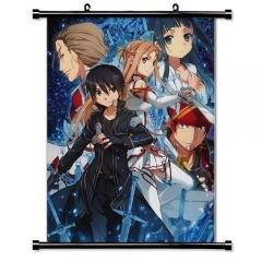4 Sizes Sword Art Online | SAO Cartoon Wallscrolls Waterproof Anime Wall Scroll