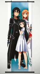 2 Sizes Sword Art Online | SAO Cartoon Wallscrolls Waterproof Anime Wall Scroll