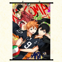 3 Sizes Haikyuu Cartoon Wallscrolls Waterproof Anime Wall Scroll