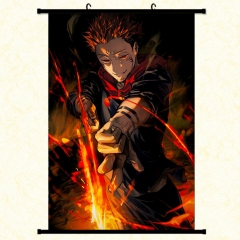 3 Sizes Jujutsu Kaisen Cartoon Wallscrolls Waterproof Anime Wall Scroll