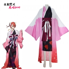 6 Sizes Bungo Stray Dogs Cartoon Anime Cosplay Costume Set